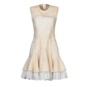Alexander McQueen Crew Neck mini dress